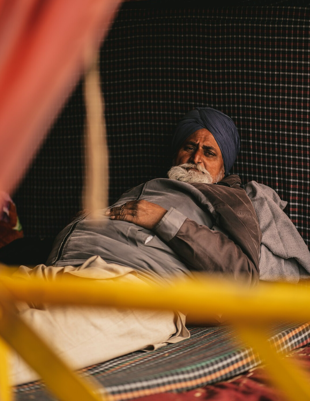 elderly sleeping